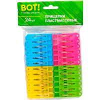 

Прищепки пластмассовые (HD6515) 24 шт
