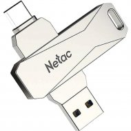 USB-накопитель «Netac» 64GB USB3.0+TypeC, NT03U782C-064G-30PN