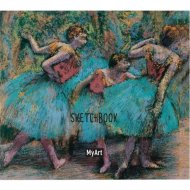 Скетчбук «MyArt» Танцовщицы. Эдгар Дега, 84-8540, 7БЦ, 200х200 мм, 80 л