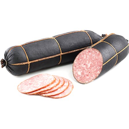 Колбаса копчено-вареная Сервелат новый Гродненский 1 кг, фасовка 1 кг