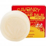Бальзам для волос «Savonry» твердый, питание и увлажнение, манго, 50 г