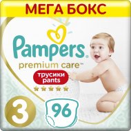 Трусики «Pampers» Premium Care Размер 3, 6-11 кг, 96 шт