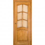 Дверь «Массив сосны» №7 Светлый лак/Бронза матовое, 200х60 см