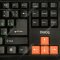 Клавиатура «Dialog» KS-020U, Black-Orange