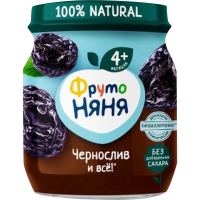 

Пюре "ФРУТОНЯНЯ" (чернослив) 100г