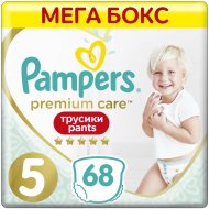 Трусики «Pampers» Premium Care Размер 5, 12кг-17кг, 68 шт