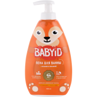 

Пена д/ванны"BABYiD"( с лав с рож)300мл