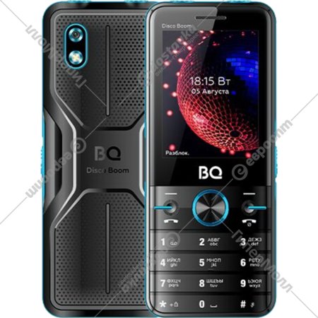 Мобильный телефон «BQ» Disco Boom, BQ-2842, черный/синий
