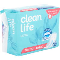 

Прокл.гиг"CLEAN LIFE"(ultrа мяг.пов)10шт
