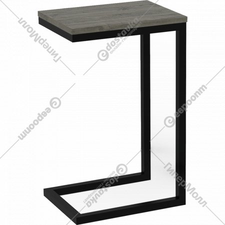 Приставной столик «Титан Мета Бел» Роксет, Черный/Угольный Серый
