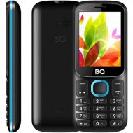 Мобильный телефон «BQ» Step L+, BQ-2440, черный/голубой
