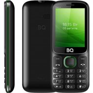 Мобильный телефон «BQ» Step L+, BQ-2440, черный/зеленый
