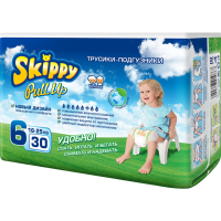 

Трусики-подгузники д/д "SKIPPY"(30 шт.)