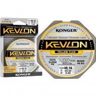 Леска плетеная «Konger» Kevlon X4 Yelow Fluo, 250154018, 150 м, 0.18 мм