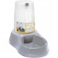 Диспенсер для воды для животных «Stefanplast» с дозатором, 4375, каменно-серый, 3.5 л