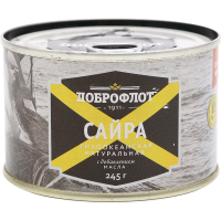 

Рыба сайра "ДОБРОФЛОТ" нат с д/м 245 гр