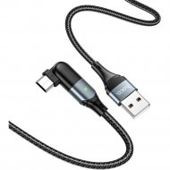 Кабель «Hoco» U100 Micro, черный, 1.2 м