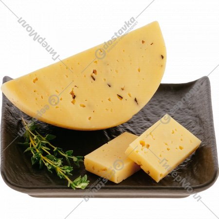 Сыр полутвердый «Ларец с трюфелем» 50%, 1 кг, фасовка 0.25 кг