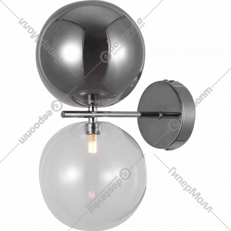 Подвесной светильник «Евросвет» 50291, хром/дымчатый, a060591