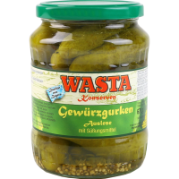 

Огурцы конс."WASTA"(отборные,6-9см)670г