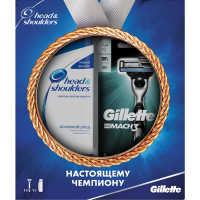 

Н-р"GILLETTE MACH3"(Бритва+Шампунь)200мл