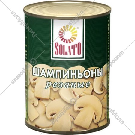Шампиньоны резаные «Solato» 400 г