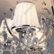 Подвесной светильник «Евросвет» Strotskis, 10021/6, хром/прозрачный хрусталь