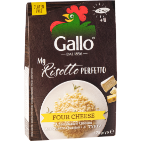 Смесь для ри­зот­то «Riso Gallo» четыре сыра, 175 г
