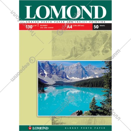 Фотобумага «Lomond» A4, 50 листов, глянцевая 0102017