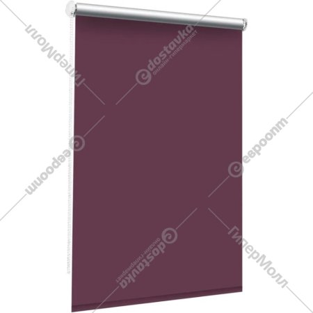 Рулонная штора «Эскар» Вlackout, 76700831601, отражающий фиолетовый, 83х170 см