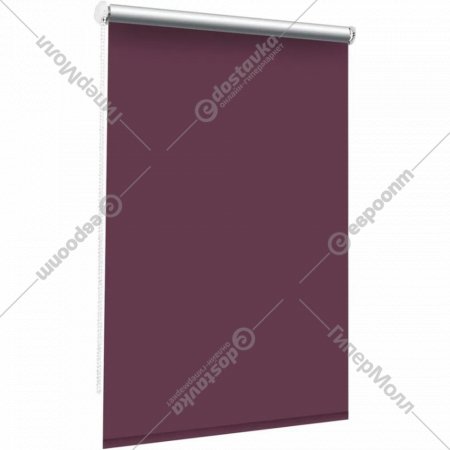Рулонная штора «Эскар» Вlackout, 76700901601, отражающий фиолетовый, 90х170 см