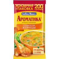 

Бульон-приправа "АРОМАТИКА"(куриная)200г