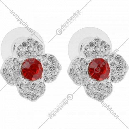 Серьги «Bradex» Красный цветок