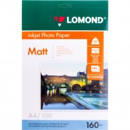 Фотобумага «Lomond» Inkjet Photo Paper, 0102005, A4, матовая, 100 листов