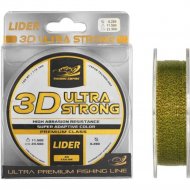 Леска монофильная «Lider» 3D Ultra Strong, 3D-030, 100 м, 0.30 мм