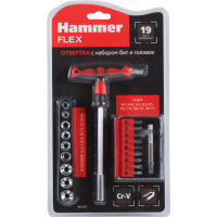 

Отвертка "HAMMER"Flex(601-027/с наб.бит)