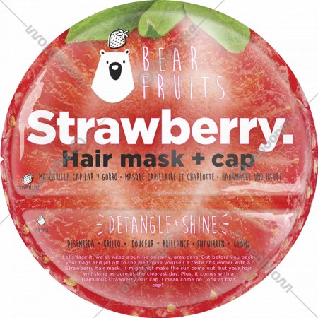 Маска для волос «Bear Fruits» Strawberry, 20 мл