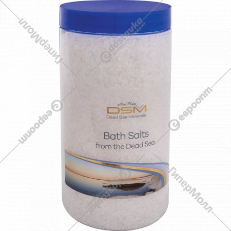 Натуральная соль «Mon Platin» Мертвого моря, белая, 1000 г