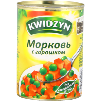 

Морковь с горошком консервированная 400г