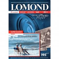 Фотобумага «Lomond» 195 г/м2 А4 Warm Super Glossy, 1101111, 20 л