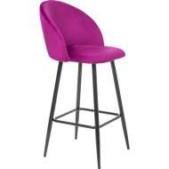 Барный стул «Mio Tesoro» Ветторе, BS-267-G062, G062-30 пурпурный/черный
