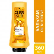 Бальзам для волос «Gliss Kur» Oil Nutritive, 360 мл