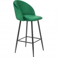 Барный стул «Mio Tesoro» Ветторе, BS-267-G062, G062-18 темно-зеленый/черный