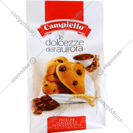 Печенье «Campiello» песочное с кусочками шоколада, 350 г