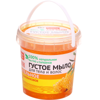 

Мыло д/тела"МЕДОВО-ОБЛ.ЗОЛ."д/бани 155мл