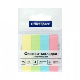 Флажки-закладки «OfficeSpace» SN25_21801, 4 цвета