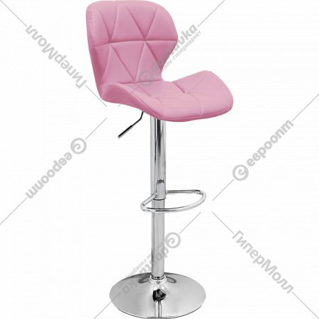 Барный стул «Mio Tesoro» Грация, BS-035, розовый/хром