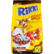 Сухой завтрак «Rikki» шарики со вкусом молочного шоколада, 400 г
