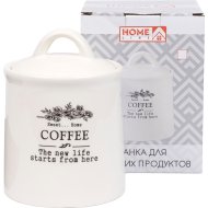 Банка для сыпучих продуктов «Home Line» Coffee, HC21A29-C, 625 мл
