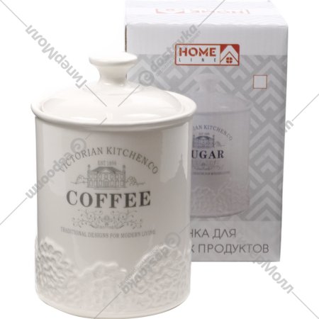 Банка для сыпучих продуктов «Home Line» Coffee, HC1910017-6.5C, 650 мл